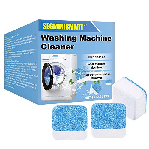 SEGMINISMART Detergente effervescente per lavatrice,Lavatrice Pulitore Rondella Pulizia Profonda Compressa effervescente Cleaner