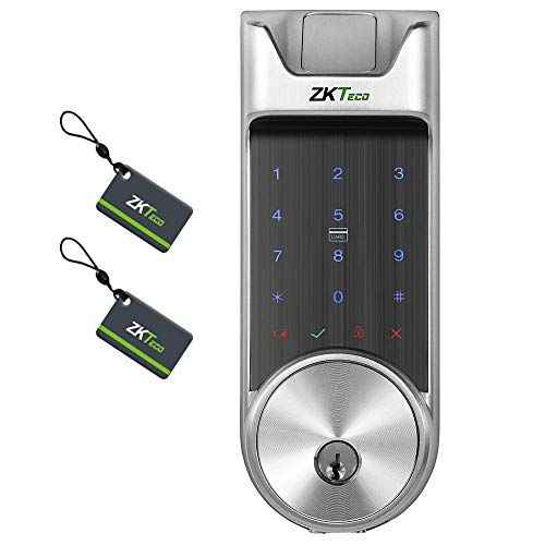 Serratura elettronica ZKTeco AL30B senza chiave biometrica Smart lock + 5 carte Mifare