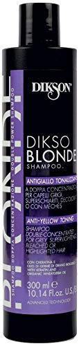 Shampoo Antigiallo Tonalizzante con Pigmenti Colorati 300 ml Dikso Blonde (D4964)