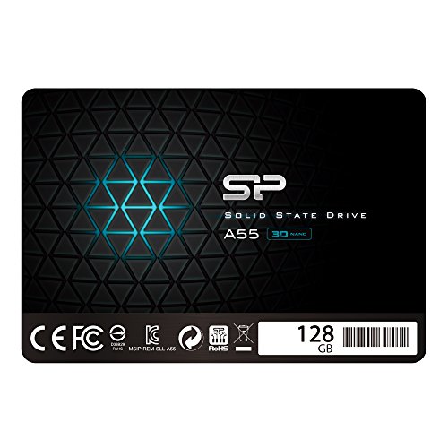 Silicon Power SSD 128GB 3D NAND A55 SLC Cache Performance Boost 2.5...