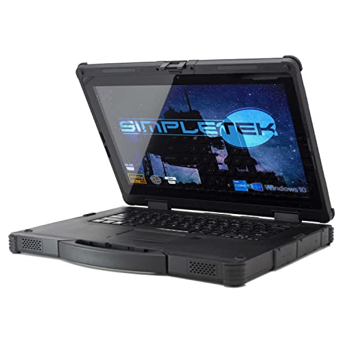 SIMPLETEK RuggedBook 14” i7 8550U IP65 16GB RAM SSD 240GB Windows...