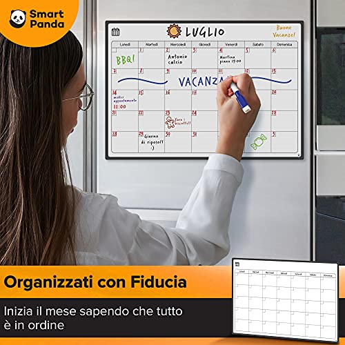 Smart Panda Lavagna Calendario Magnetico Frigorifero - Perfetta per...