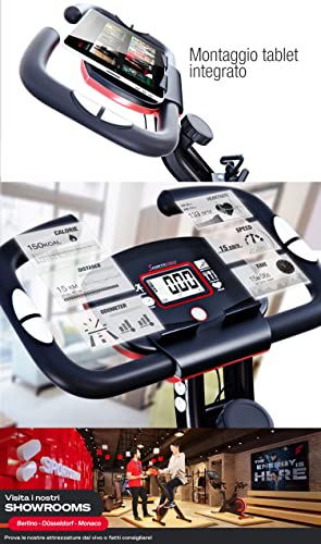 Sportstech Fitness Exercise Bike con Console-LCD & Sistema Pull Str...