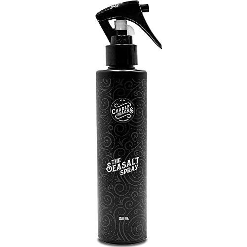 Spray al sale marino Charlemagne - addensante per capelli – prodotto per il pre-styling - spray per capelli al sale marino | più consistenza, più volume | 200 ml