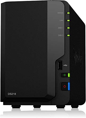 SYNOLOGY - DS218 - NAS 6To (2x 3To) WD RED