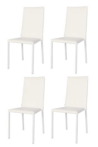t m c s Tommychairs - Set 4 sedie impilabili modello Julia per cuci...