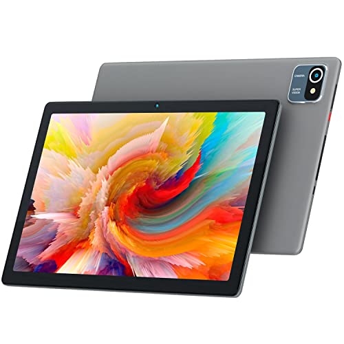 Tablet 10 Pollici, FancyDay Tablet Android con Quad-Core, 2GB RAM+32GB ROM, 1280 * 800 HD IPS, Batteria 6000mAh, 2MP+5MP Fotocamera, WIFI, Bluetooth, Type C, Tablet PC con 128GB SD Expansion(Grigio)