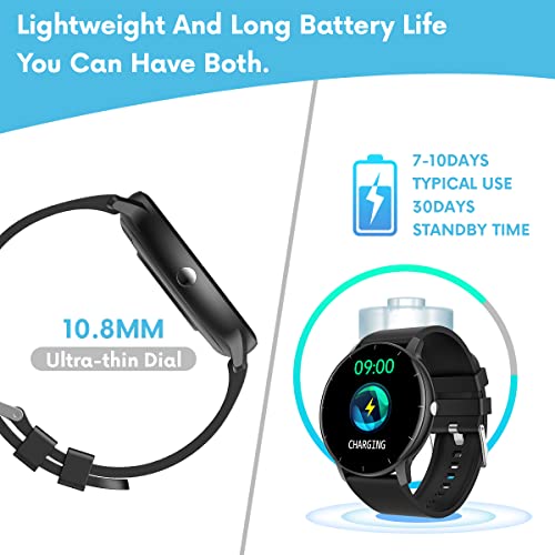 TAOPON Smartwatch per Android iOS IP67 Smart watch Impermeabile con...