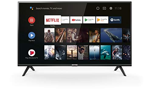 TCL 40ES561 Smart Android TV 40 Pollici Full HD, HDR, Assistente Google Integrato, Dolby Audio, Grigio
