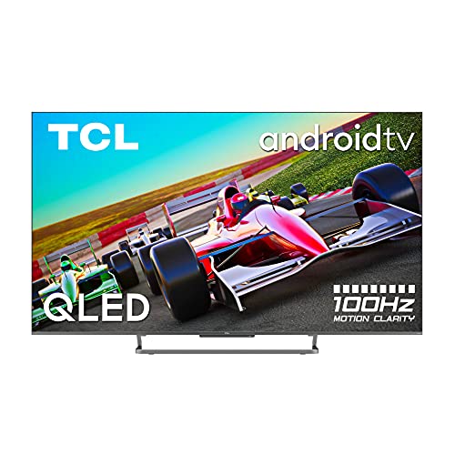 TCL 65C727, Smart Android Tv 65 Pollici, QLED TV, 4K UHD con Motion Clarity 100Hz e Audio Onkyo
