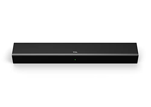 TCL TS3100, Soundbar per TV & Bluetooth, 2.0 Canali (80 Watt, Dolby Digital, USB 1x2.0 mm, Audio AUX), Colore: Nero