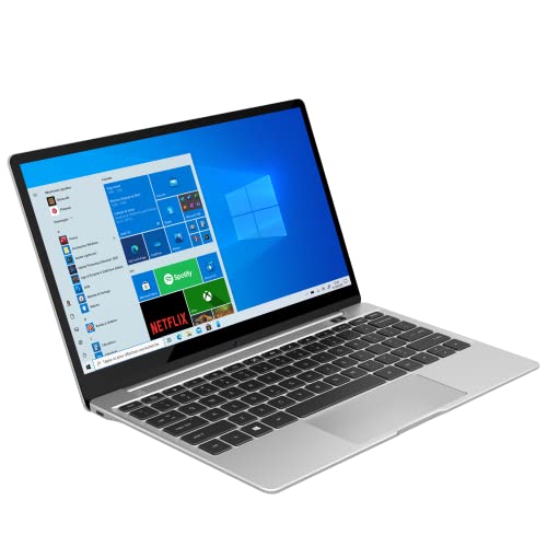 Thomson - PC portatile Ultrabook Qualcom 13  1080p, 4GB 128 GB, Modem 4G LTE, tastiera AZERTY francese, Windows 10 (Maj Windows 11)