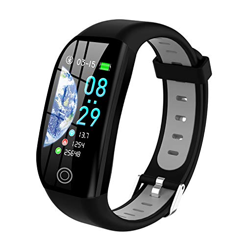 Tipmant Orologio Fitness Uomo Donna Smartwatch Pressione Sanguigna Bracciale Cardiofrequenzimetro da Polso Impermeabile IP68 Contapassi Sportivo Fitness Tracker per iOS Android Samsung Huawei Xiaomi