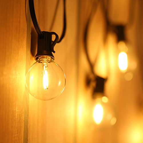 Tomshine Catene Luminose LED Illuminazione Giardino Luci Stringa Lampadina con G40 LED Bulbi [Classe di efficienza energetica A+] (12+1 led)