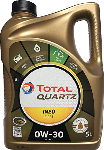 Total Quartz 183106 - Olio motore Ineo First 0w30, 5 litri