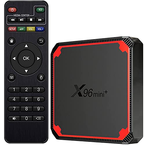 TV Box Android, TV BoxX96 Mini Pro Lettore multimediale 4K Streaming continuo Android 9.0 Box TV con Amlogic S905W Quad-Core Chipset,2GB 16GB,H.265 Dual-WiFi