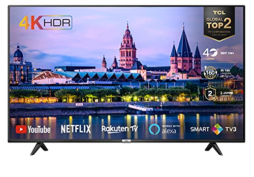 TV TCL 50P610 50 pollici, 4K HDR, Ultra HD, Smart TV 3.0 (Micro dimming PRO, Smart HDR, Dolby Audio, T-Cast)