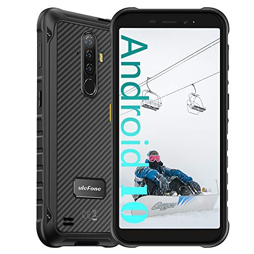 Ulefone Armor X8 Rugged Smartphone Rugged in Offerta - 4 GB RAM + 64 GB ROM, Fotocamera da 13 MP, 5080 mAh, HD + Schermo 5.7 , Android 11 IP68 Telefono Cellulari Resistente, NFC FM Nero