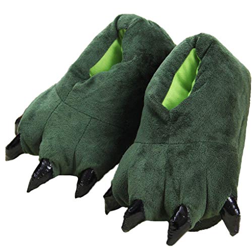 Unisex Peluche Pantofole Animal Costume Paw Claw Shoes Zampa di Din...