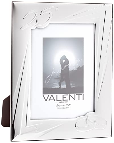 Valenti&Co - Cornice Portafoto in Argento cm 13x18. Ideale Come Reg...
