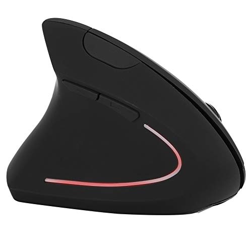 VBESTLIFE Mouse Wireless per Mancini, Mouse Verticale ergonomico da 2000 dpi, Antiscivolo e Resistente al Sudore, Morbido e Confortevole, per Windows, per Mac OS Linux, ECC.