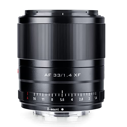 VILTROX 33mm f1.4 STM XF Auto Focus Obiettivo APS-C Compatta Grande apertura Obiettivo per Fujifilm X-mount Fotocamera X-T3 X-H1 X20 X-T30 X-T20 X-T100 X-Pro2
