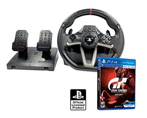 Volante e pedali PS4 originale con licenza Playstation 4 RWA Apex (...