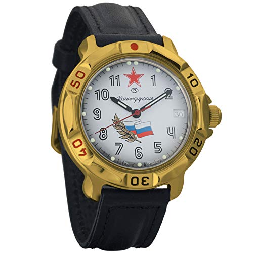 Vostok Komandirskie 2414 819277 russo militare orologio meccanico