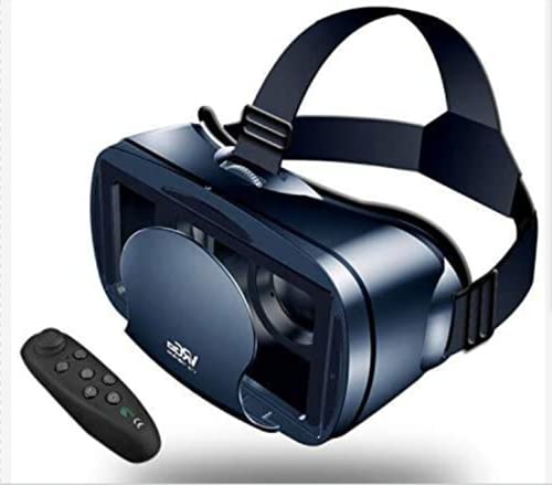 VR - Occhiali VR compatibili con Android iOS, per realtà virtuale con impugnatura senza fili, occhiali VR per giochi immersivi in film 3D, per 5-7 pollici