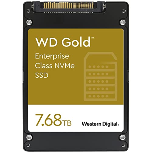 WD BLACK Gold 7,68 TB PCIe Gen 3 Enterprise SSD, Resistenza elevata...