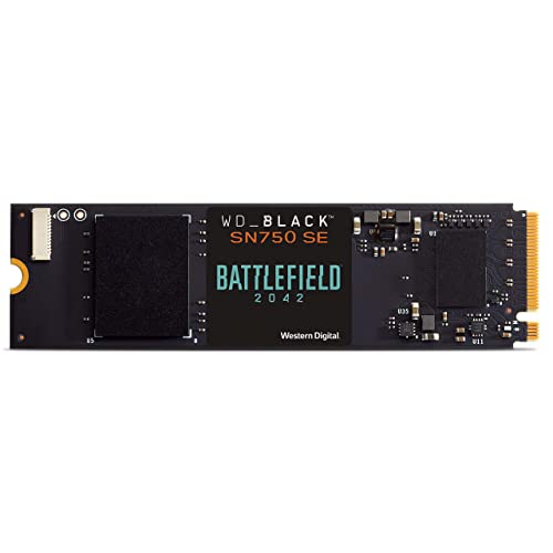 WD_BLACK SN750 SE 500 GB NVMe SSD Battlefield 2042 PC Game Code Bundle, con velocità di lettura fino a 3.600 MB sec