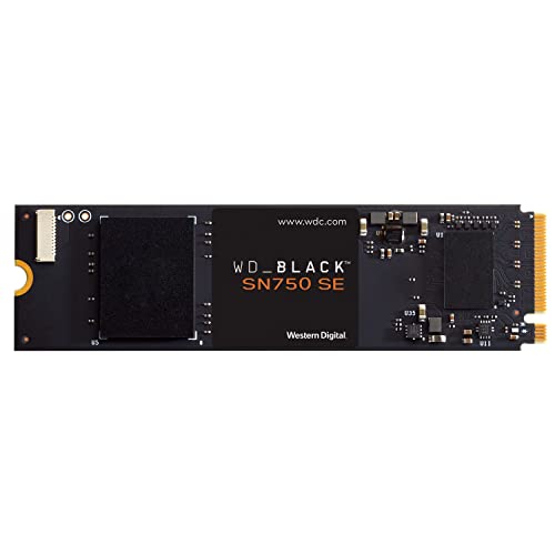WD BLACK SN750 SE 500 GB PCIe Gen4 SSD NVMe , velocità di lettura fino a 3600 MB s