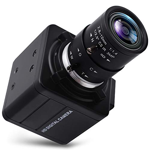 Webcam 4K Ultra HD 2.8-12 mm obiettivo varifocale USB Mini Webcam 3840x2160@30 fps Zoom ottico USB con fotocamera IMX317 sensore fotocamera USB UVC conferenza Webcam per Mac Window Linux
