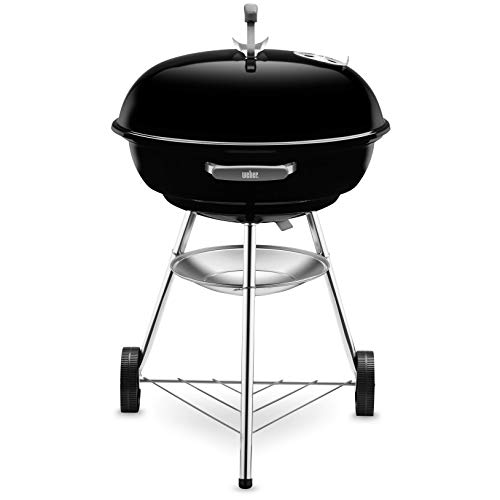 Weber Compact Kettle Barbecue a Carbone, Ø 57 cm, Nero (1321004)...