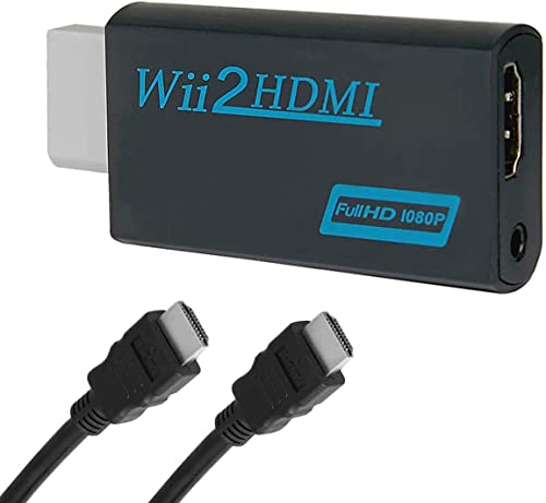 WesKimed Convertitore da Wii a HDMI, adattatore Wii2HDMI, convertit...