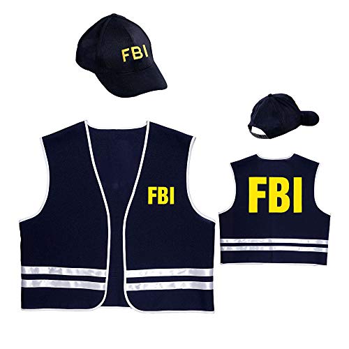 Widmann WDM58959 - Costume Agente FBI, Blu, Large