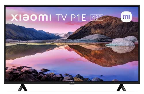 Xiaomi Smart TV P1E 43 inch (UHD, HDR 10, MEMC, Triplo Sintonizzatore, Android, Netflix, Google Assistant, Bluetooth, HDMI 2.0, USB) Modello 2021, Black