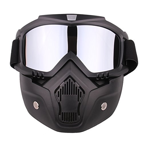 YAKI Maschera tattica CS Airsoft Paintball Maschera Full Face Maschera con occhiali di protezione per Nerf