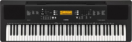 Yamaha Digital Keyboard PSR-EW300 – Tastiera Digitale ideale per principianti – Design portatile con 76 tasti dinamici e funzioni di apprendimento – Nero