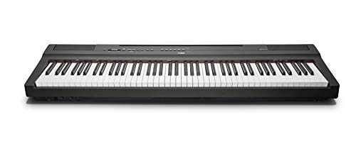 Yamaha Digital Piano P-125B – Pianoforte Digitale compatto, dinamico e potente – Design elegante e facile da usare – Compatibile con l Applicazione Gratuita Smart Pianist – Nero