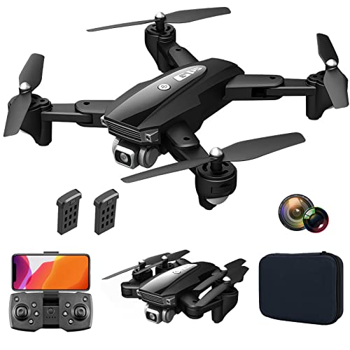 YDoo Drone RC Pieghevole con telecamere con Telecamera HD 6K, Mini Drone con Telecamera per Adulti, Giunto cardanico stabilizzato elettronicamente, Posizionamento satellitare GPS, Trasmissione di
