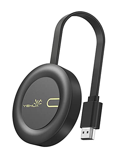 YEHUA Wireless Wifi Display Dongle, WiFi Dongle Ricevitore, Supporta AirPlay Miracast, DLNA per iOS   Android   Windows   Mac   TV   Monitor   Proiettore…