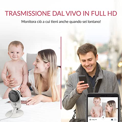 YI Home Camera 1080p Kit da 2 ,IP Camera WiFi,Telecamera Interno di...