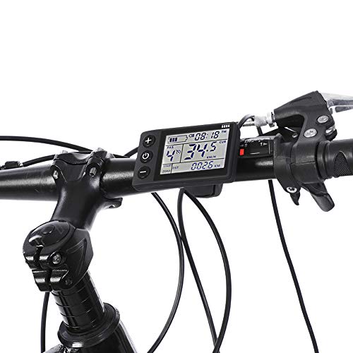 Yosoo Health Gear E-Bike Controller Motore brushless, Display LCD Impermeabile Kit Controller brushless Motore Kit Controller brushless Bicicletta elettrica (24V-48V)(24V 36V 350W)