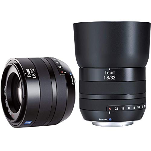 Zeiss Touit 1.8 32 per Fotocamere Mirrorless Aps-C di Fujifilm (Con Innesto X), Nero