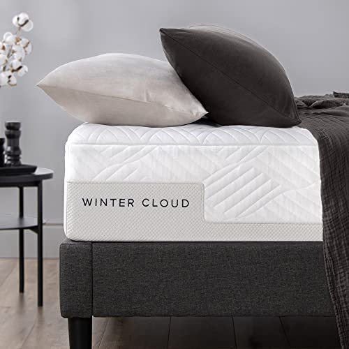 ZINUS Winter Cloud Materasso in memory foam | Materasso adattabile a 7 zone | 160 x 190 cm | Altezza 30 cm | Materasso arrotolabile | OEKO-TEX