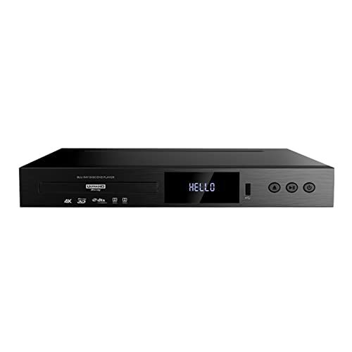 ZXNQ Lettore Dvd CD MP3, Lettore Blu-Ray Ultra HD Domestico, Supporto interfaccia USB 2.0 3.0, Doppie Porte HDMI
