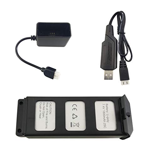 ZYGY 7.4V 1800mah Batteria al Litio + USB Cavo di Ricarica per MJX ...