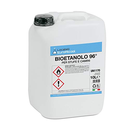 10 Litri di Bioetanolo Locatelli Euroalcool Made in Italy