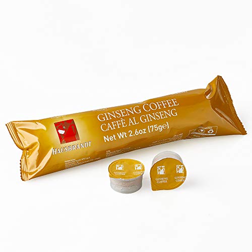50 Capsule Hausbrandt Caffè Ginseng preparato solubile confezionato in capsule monodose